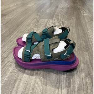 TEVA OLIVE/ VIOLET AVENTRAIL RUNNING HIKING SANDALS, WOMEN US 11 / EUR 42